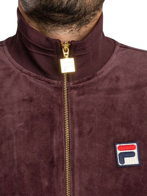 Fila Nero Velours Trainingsjack, Purper - Image 5