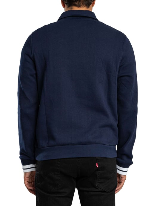 Sergio Tacchini Court Polo Sweatshirt Met 1/4 Rits, Blauw - Image 3