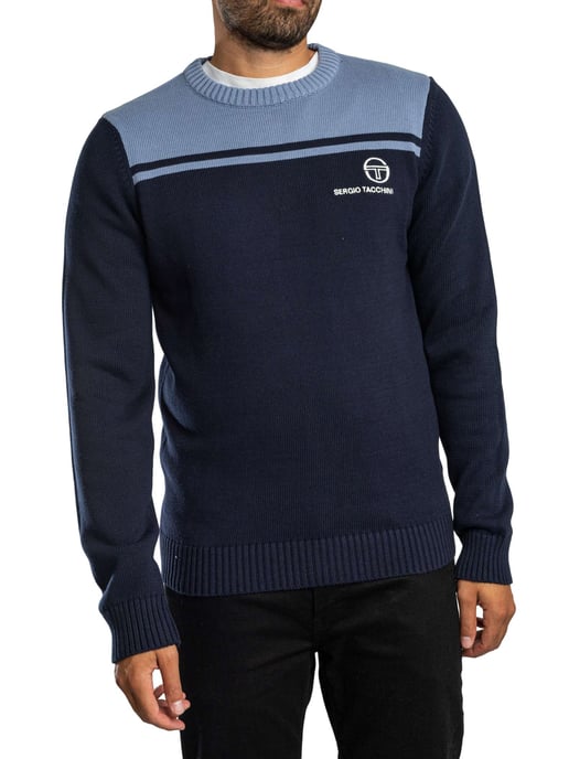 Sergio Tacchini Nieuwe Young Line Gebreide Kleding, Blauw - Image 1
