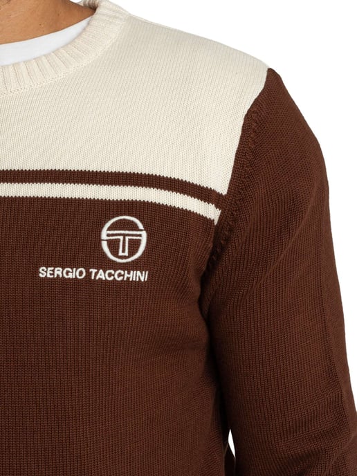 Sergio Tacchini Nieuwe Young Line Gebreide Kleding, Bruin - Image 4