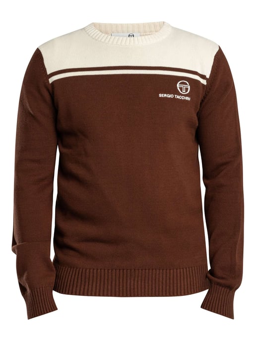 Sergio Tacchini Nieuwe Young Line Gebreide Kleding, Bruin - Image 5