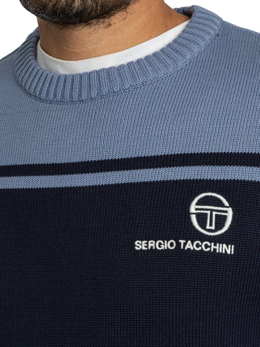 Sergio Tacchini Nieuwe Young Line Gebreide Kleding, Blauw - Image 4