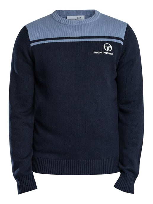 Sergio Tacchini Nieuwe Young Line Gebreide Kleding, Blauw - Image 5