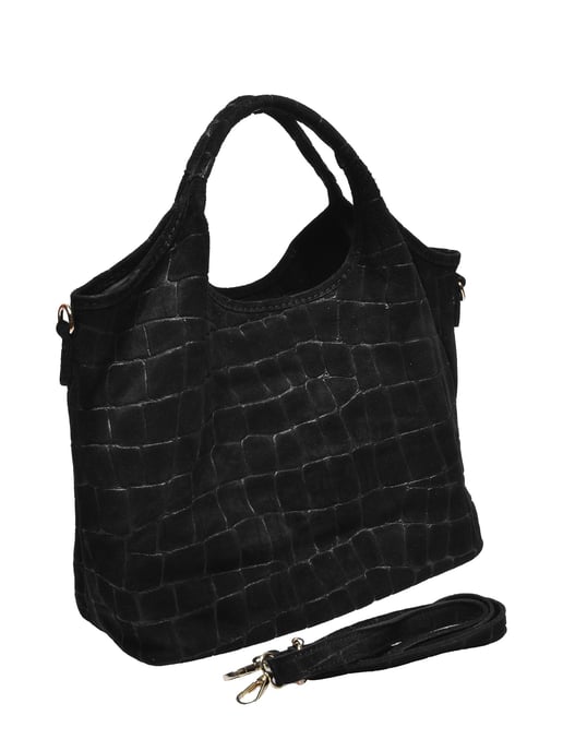 Anna Luchini Black Cowhide Leather Bag - Image 2