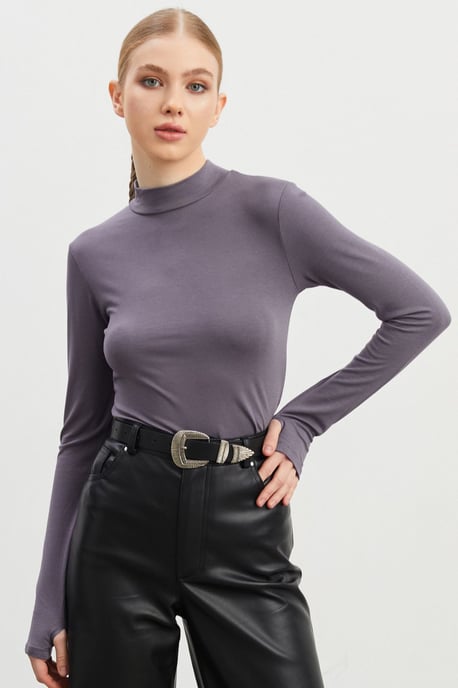 Women's 4-Pack Cut-Out Half Turtleneck Bodysuits - Image 5
