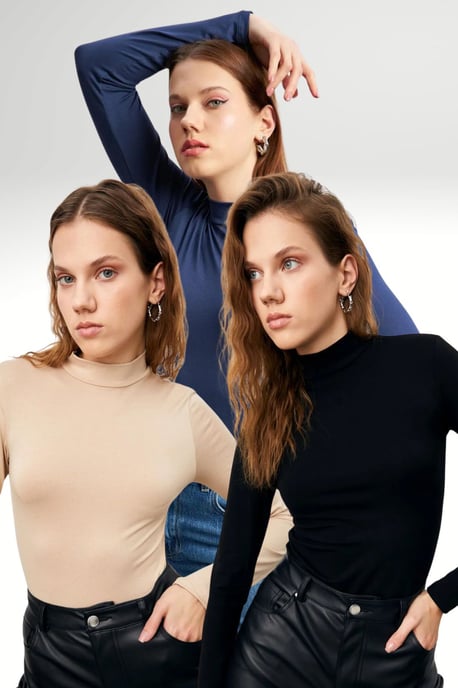 Bipantolon 3-pack damesbodys met col Slim Fit - Image 1
