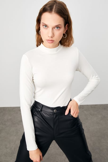 Women's 3-Pack Slim Fit Turtleneck Bodysuits - Image 2