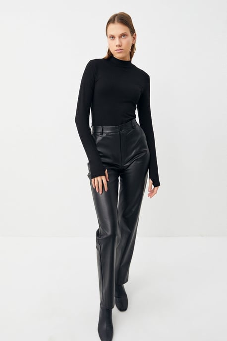 Bipantolon Damesbody met slanke pasvorm en halve col - Image 5