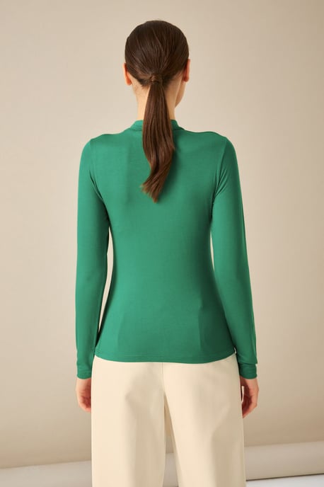 Bipantolon Damesbody met Slim Fit en halve col - Image 3