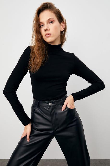 Women's 3-Pack Slim Fit Turtleneck Bodysuits - Image 6