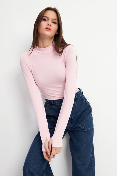 Bipantolon Damesbody met slim fit en halve col - Image 2