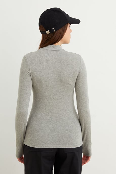 Bipantolon Damesbody met slim fit en halve col - Image 4