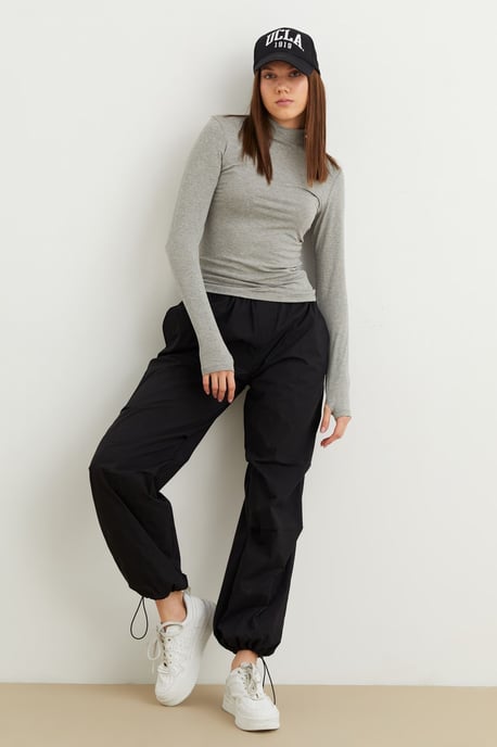 Bipantolon Damesbody met slim fit en halve col - Image 6