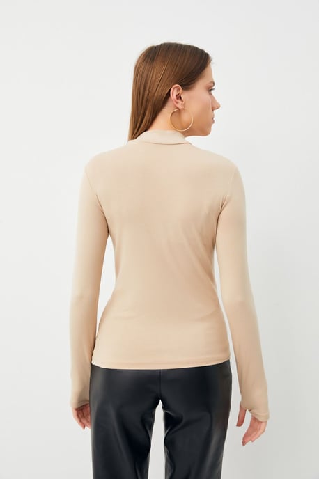 Bipantolon 3-pack damesbodysuits met slim fit en halve col - Image 5