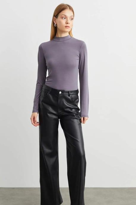 Women's 4-Pack Slim Fit Turtleneck Bodysuits - Image 2