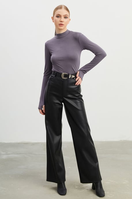 Women's 2-Pack Cut-Out Half Turtleneck Bodysuits - Image 4
