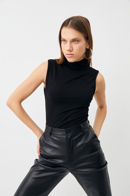 Bipantolon 2-pack damesbody's zonder mouwen met halve col - Image 2