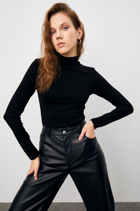 Women's 4-Pack Slim Fit Turtleneck Bodysuits - Image 2