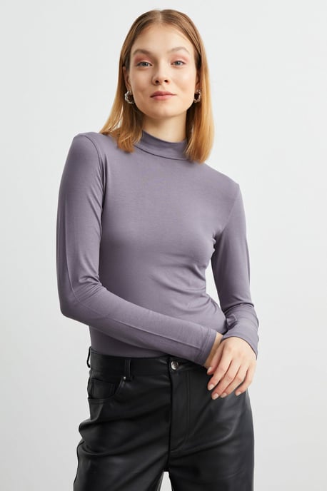 Women's 4-Pack Slim Fit Turtleneck Bodysuits - Image 5