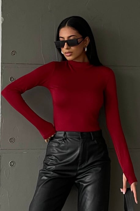 Bipantolon Dames 2-pack bodys met cut-out en halve col - Image 4