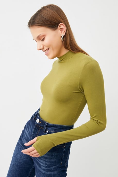 Bipantolon 2-pack damesbody's met cut-out en halve col - Image 2