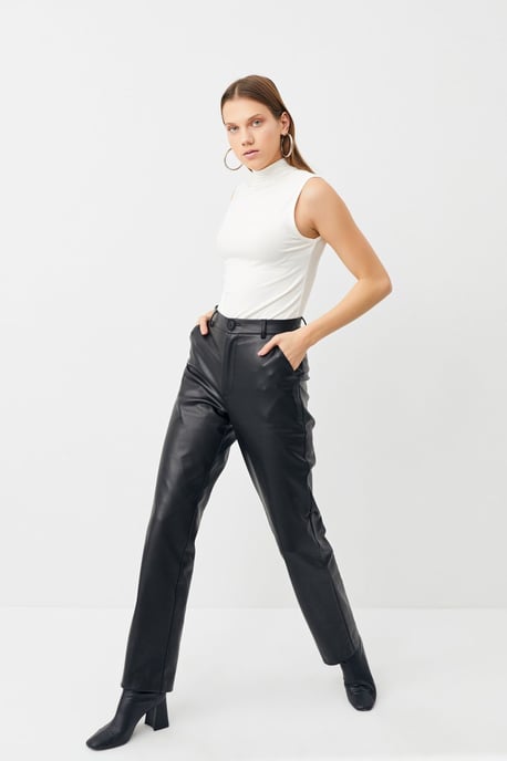 Bipantolon Dames 2-pack mouwloze bodys met halve col - Image 3