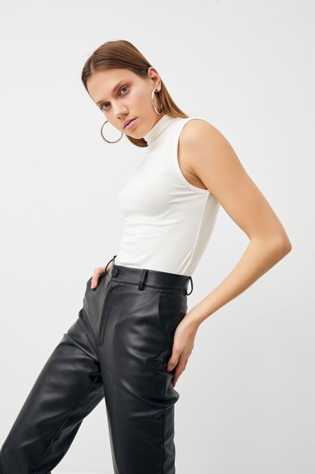 Bipantolon Dames 2-pack mouwloze bodys met halve col - Image 4