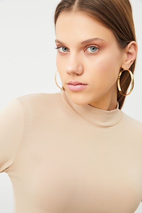 Women's 2-Pack Cut-Out Half Turtleneck Bodysuits - Image 3