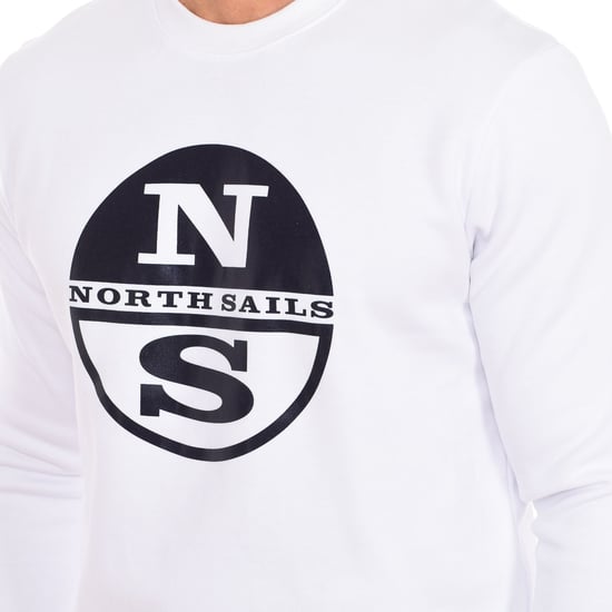 Långärmad crew-neck sweatshirt 9024130 herr - Image 2