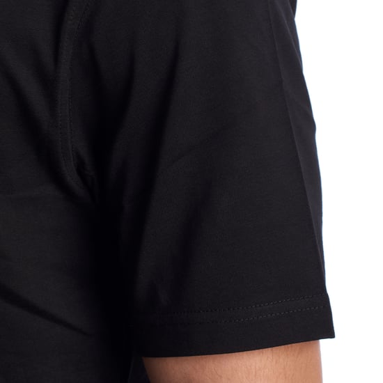 Diesel Circle Hardware Logo Svart Caviar T-shirt - Image 4