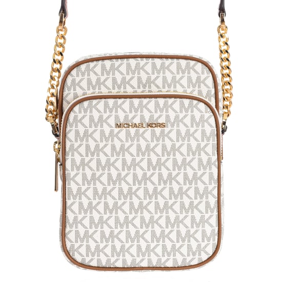 Michael Kors Jet Set Travel Signature Medium Logo Chain Crossbody Flygväskan - Image 4