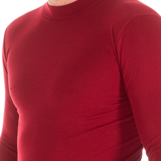 Men's long sleeve t-shirt with a medium high neck 1625-H - Image 2