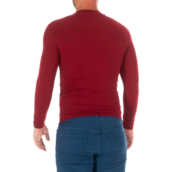 Men's long sleeve t-shirt with a medium high neck 1625-H - Image 3