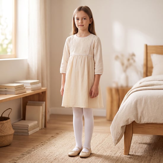 Warm stretch cotton leotard 88244 girl - Image 4