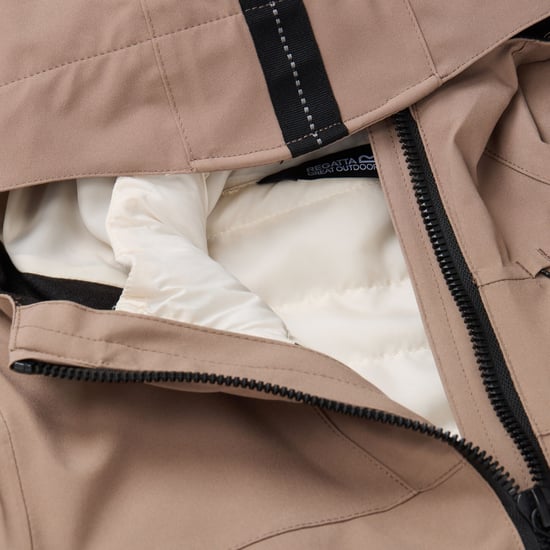 Regatta Womens/Ladies Denbury 3 in 1 Jacket (Mocha/Light Vanilla) - Image 3