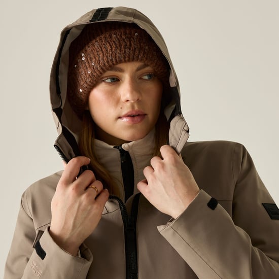 Regatta Womens/Ladies Denbury 3 in 1 Jacket (Mocha/Light Vanilla) - Image 5