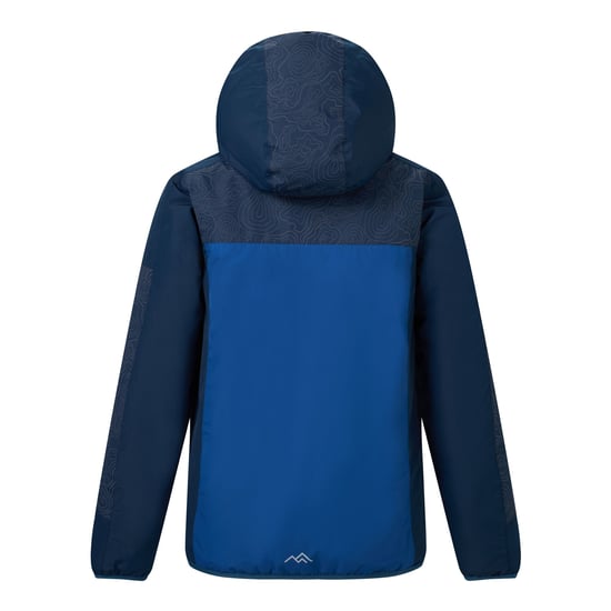 Regatta Childrens/Kids Illuma Waterproof Reflective Insulated Jacket (Navy/Aviator Blue) - Image 3