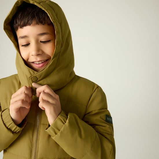 Regatta Childrens/Kids Rover Padded Jacket (Wood Brown/Dark Khaki) - Image 5