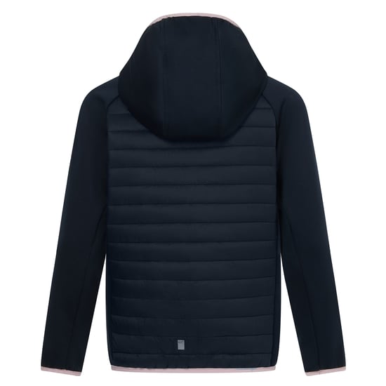 Regatta Childrens/Kids Andreson Hybrid Padded Jacket (Navy/Powder Lilac) - Image 2