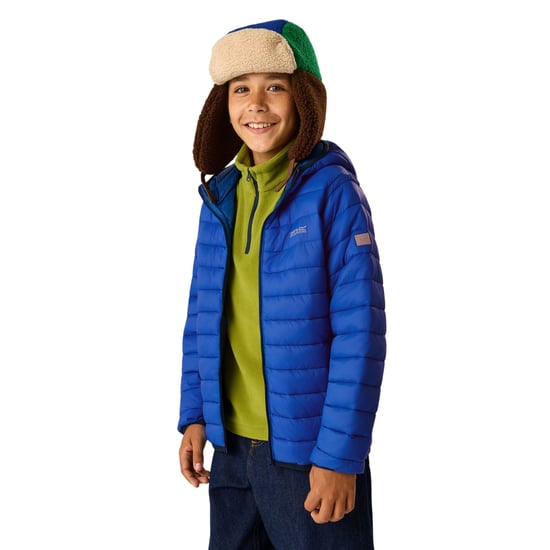 Regatta Childrens/Kids Marizion Hooded Padded Jacket (Olympian Blue/Aviator Blue) - Image 2
