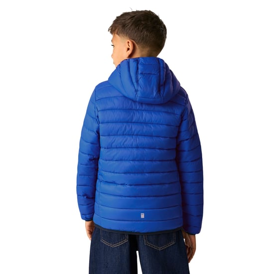 Regatta Childrens/Kids Marizion Hooded Padded Jacket (Olympian Blue/Aviator Blue) - Image 3