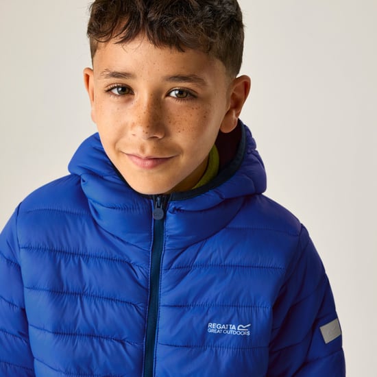 Regatta Childrens/Kids Marizion Hooded Padded Jacket (Olympian Blue/Aviator Blue) - Image 4