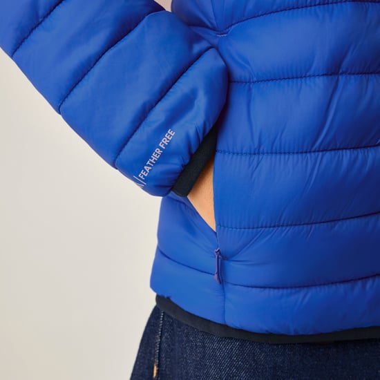 Regatta Childrens/Kids Marizion Hooded Padded Jacket (Olympian Blue/Aviator Blue) - Image 5