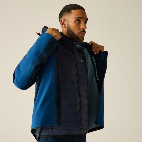 Regatta Mens Wentwood 3 in 1 Jacket (Aviator Blue/Navy) - Image 1
