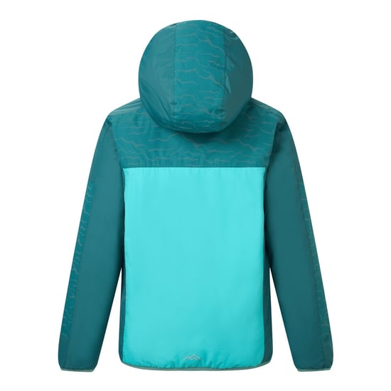 Regatta Childrens/Kids Illuma Reflective Waterproof Insulated Jacket (Mediterranea/Turquoise) - Image 3