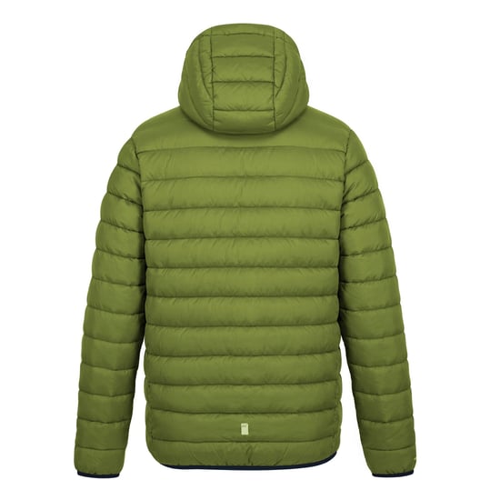 Regatta Childrens/Kids Marizion Hooded Padded Jacket (Golden Cypress/Aviator Blue) - Image 3