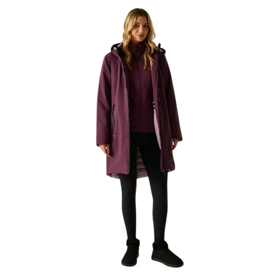 Regatta Womens/Ladies Marron Waterproof Insulated Jacket (Fig/Powder Lilac) - Image 1