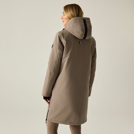 Regatta Womens/Ladies Waterproof Insulated Jacket (Mocha/Light Vanilla) - Image 5