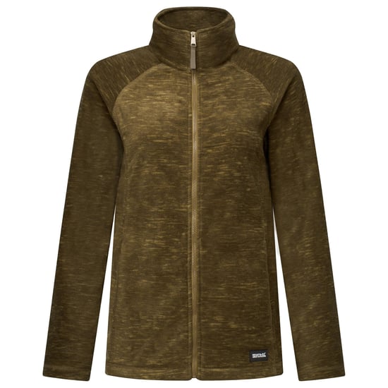 Regatta Dames/Dames Mayse Full Zip Fleecejack (Bark Green) - Image 2