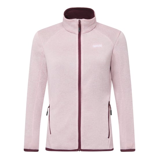 Regatta Womens/Ladies Newhill Full Zip Fleece Jacket (Pink Haze/Fig) - Image 1